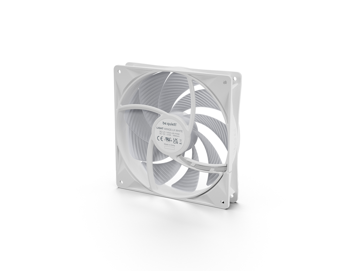 LIGHT WINGS LX | 140mm PWM HS 3-Pack W silent essential Fans from